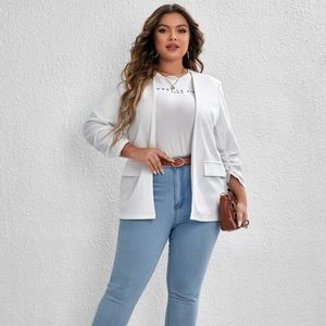 White blazer from SHEIN.